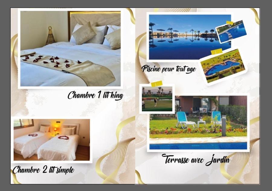 Mini-Villa Situee Dans Une Residence Prestigia A Marrakech, Avec Une Vue Sur La Piscine Et Le Golf Une Securite 24H Sur 24 Et Une Proximite Ideale De L Aeroport 5 Minutes C Est Une Offre Parfaite Pour Des Vacances Marrakesh Exterior photo