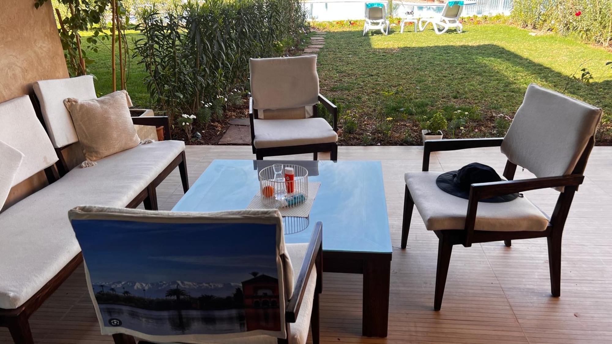 Mini-Villa Situee Dans Une Residence Prestigia A Marrakech, Avec Une Vue Sur La Piscine Et Le Golf Une Securite 24H Sur 24 Et Une Proximite Ideale De L Aeroport 5 Minutes C Est Une Offre Parfaite Pour Des Vacances Marrakesh Exterior photo